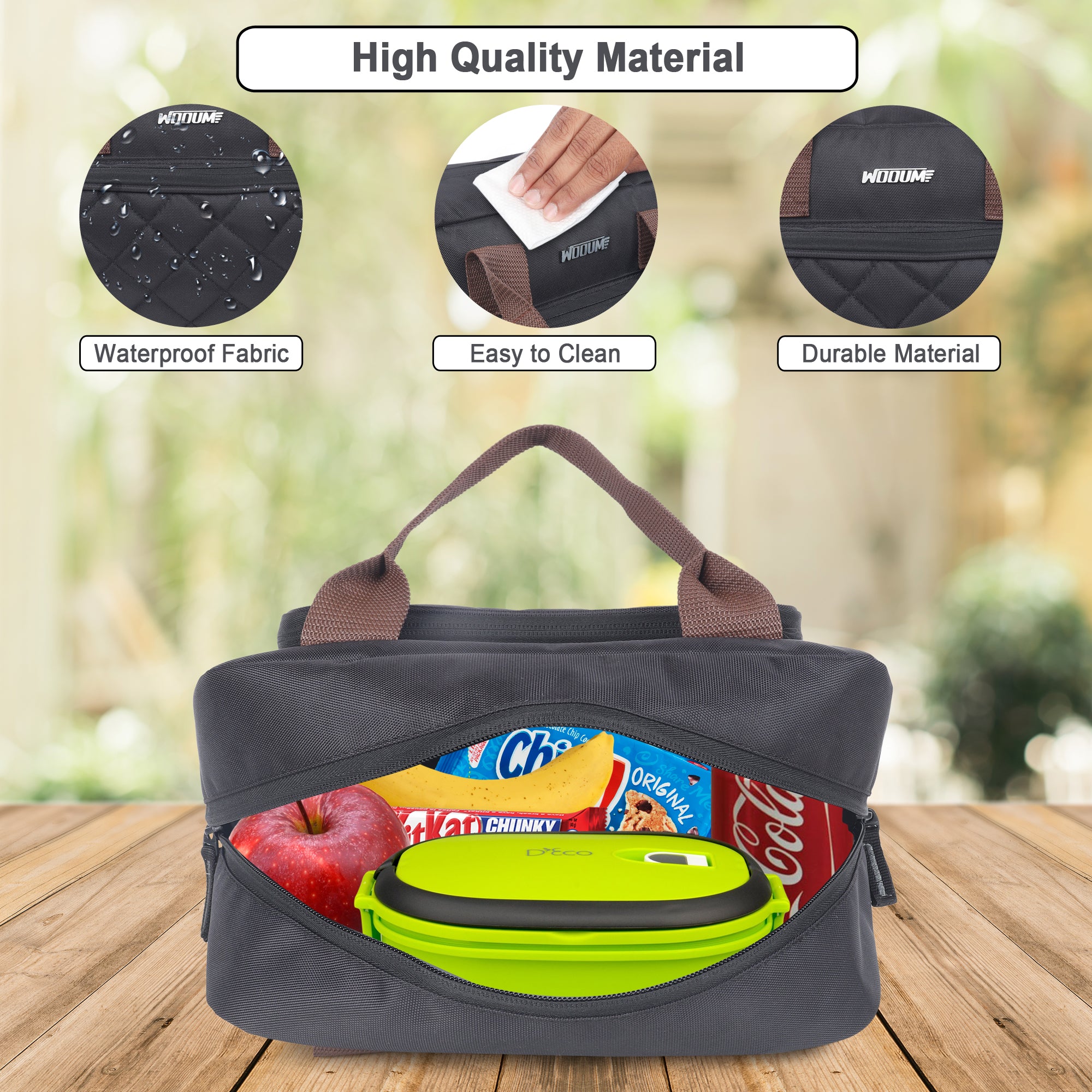 Checks Design Lunch Bag Tiffin Bag Food Storage Bag