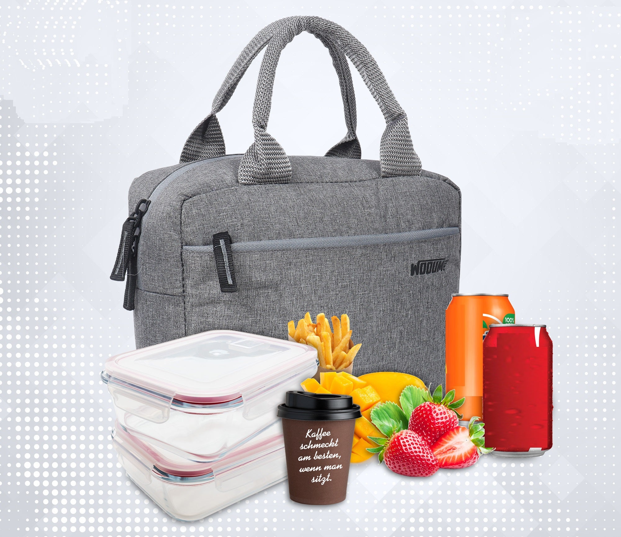 Tiffin Bag Food Storage Bag Travel Lunch Pouch