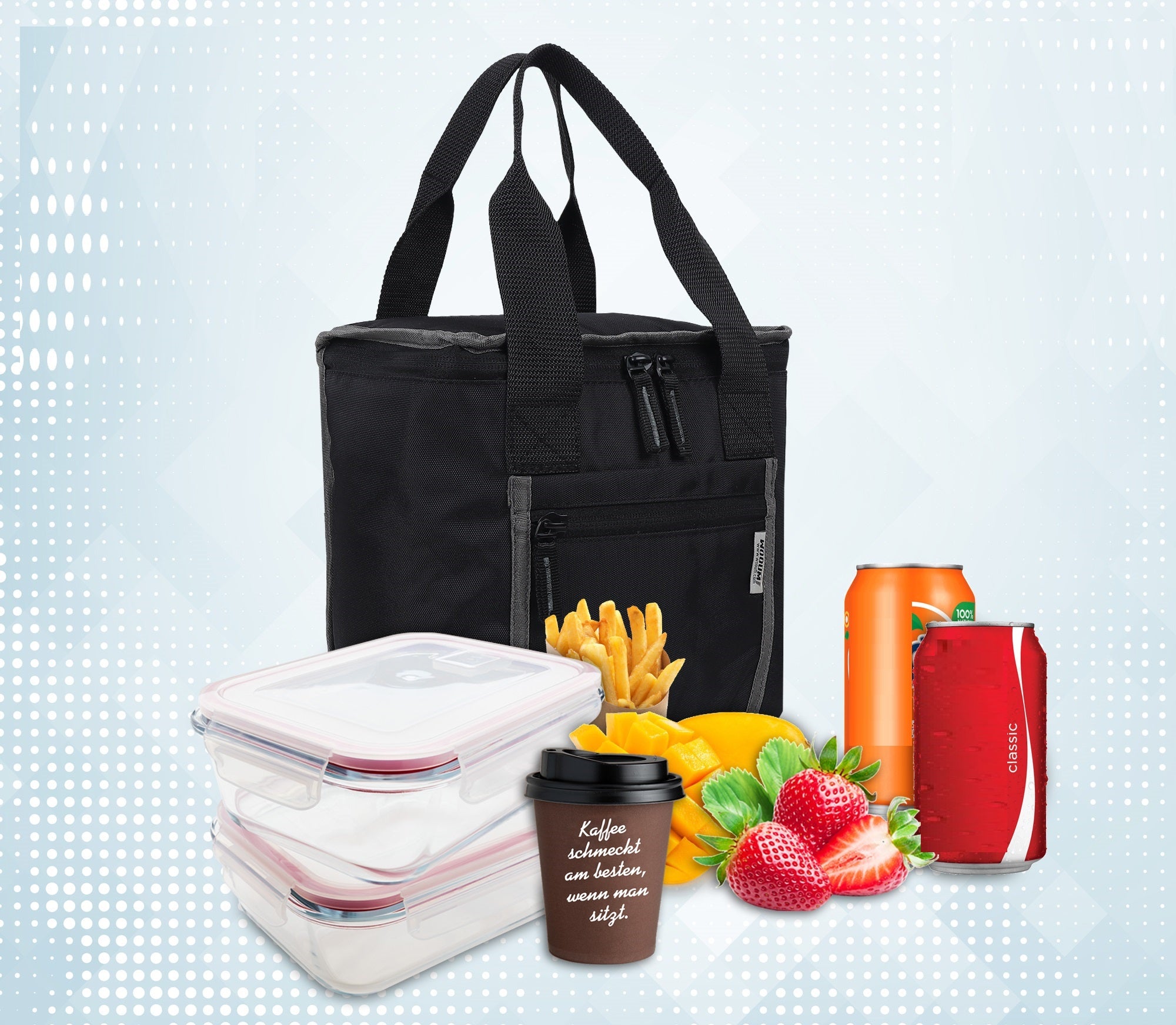 Lunch Tiffin Bag, Travel Lunch holder ,Food Storage