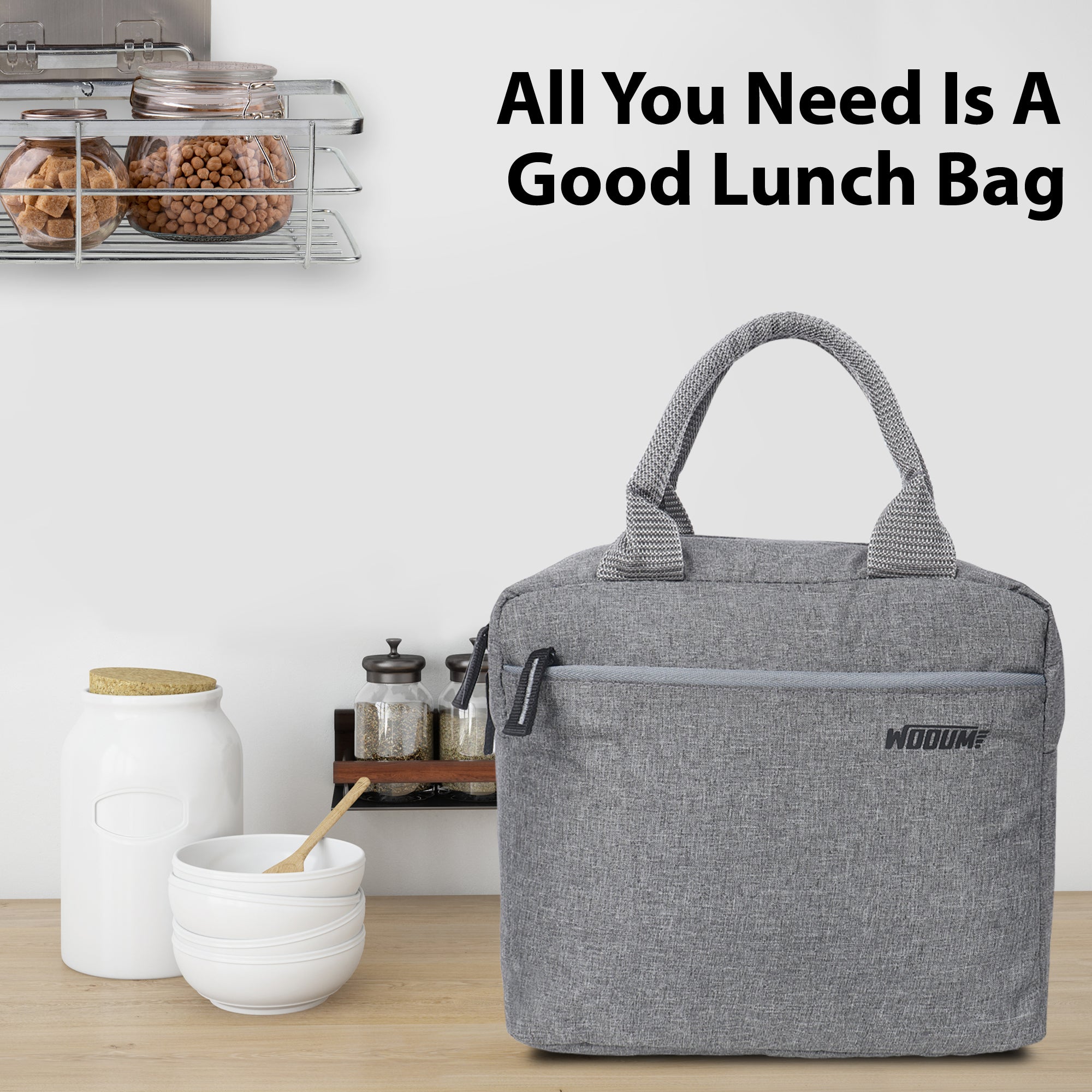 Tiffin Bag Food Storage Bag Travel Lunch Pouch