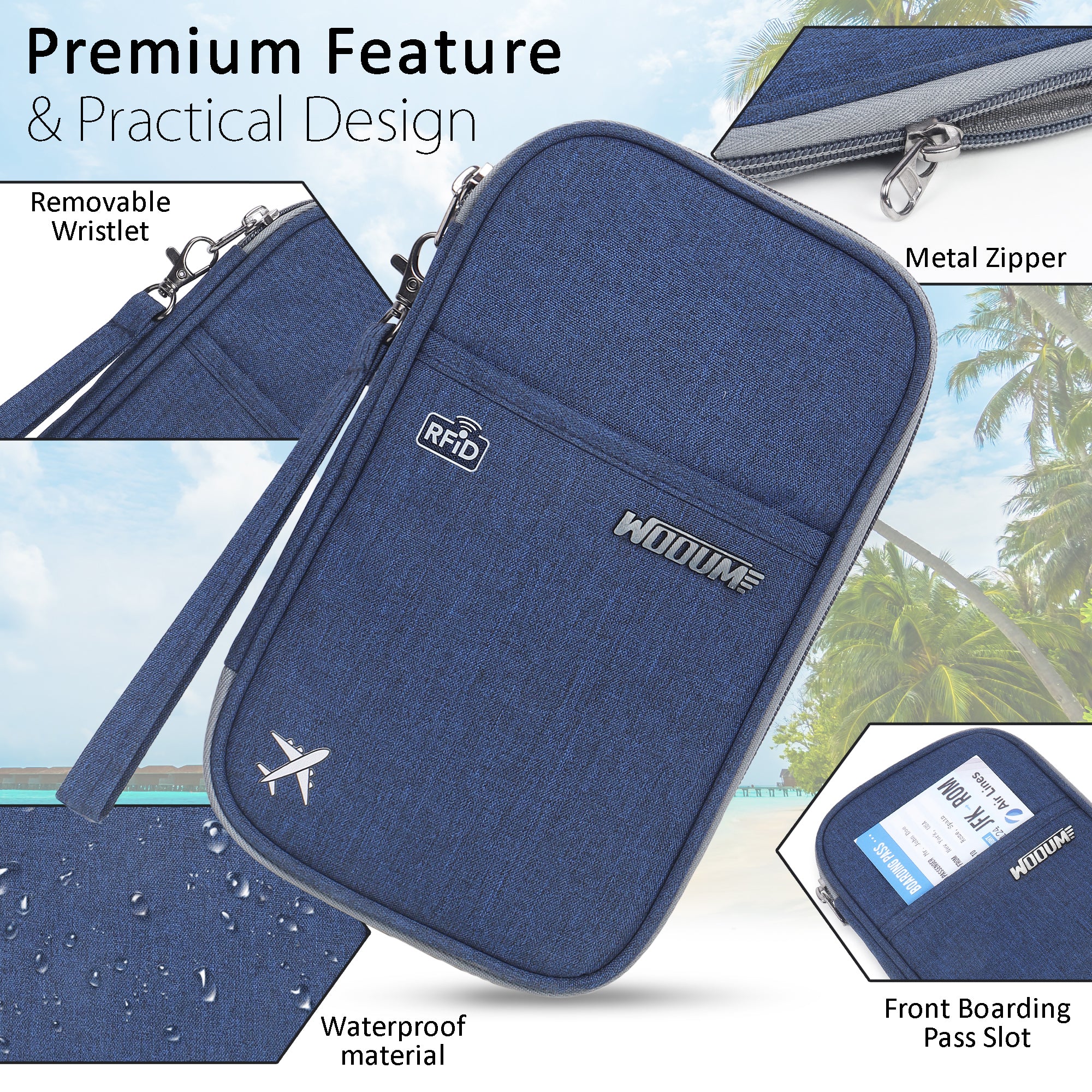 Passport Holder Boarding Pass Holder & Pen Holder