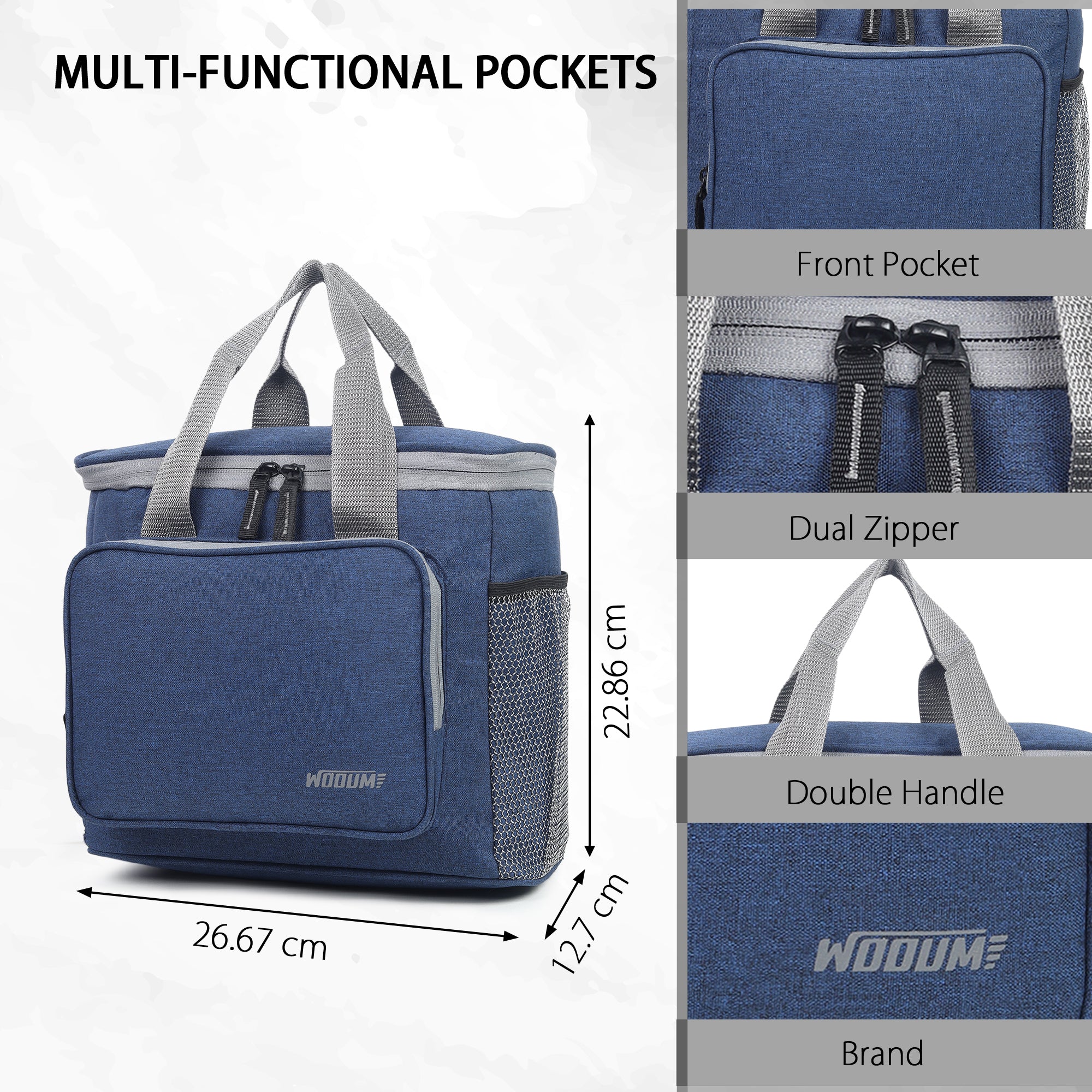 Lunch Bag, Tiffin Bag, Picnic Pouch, Food Storage Bag