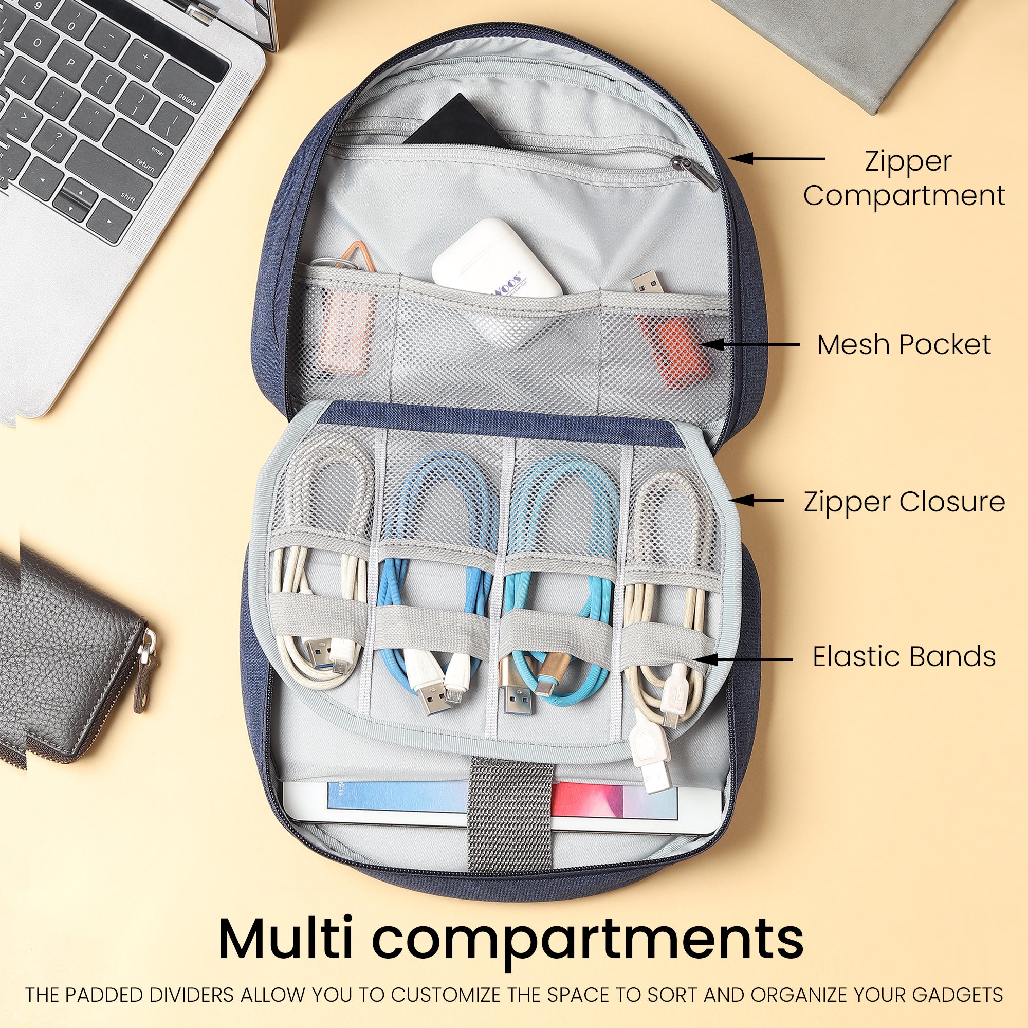 Cable and Hard Disk Organizer Bag