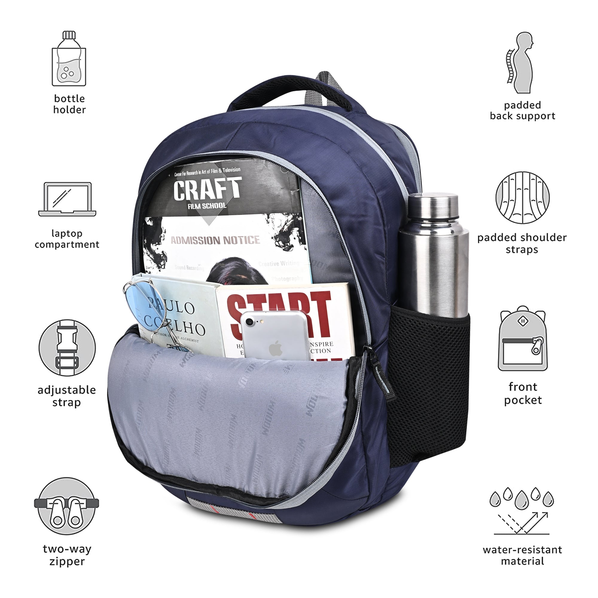 15.6 inch Backpack 48Ltrs bag College and School