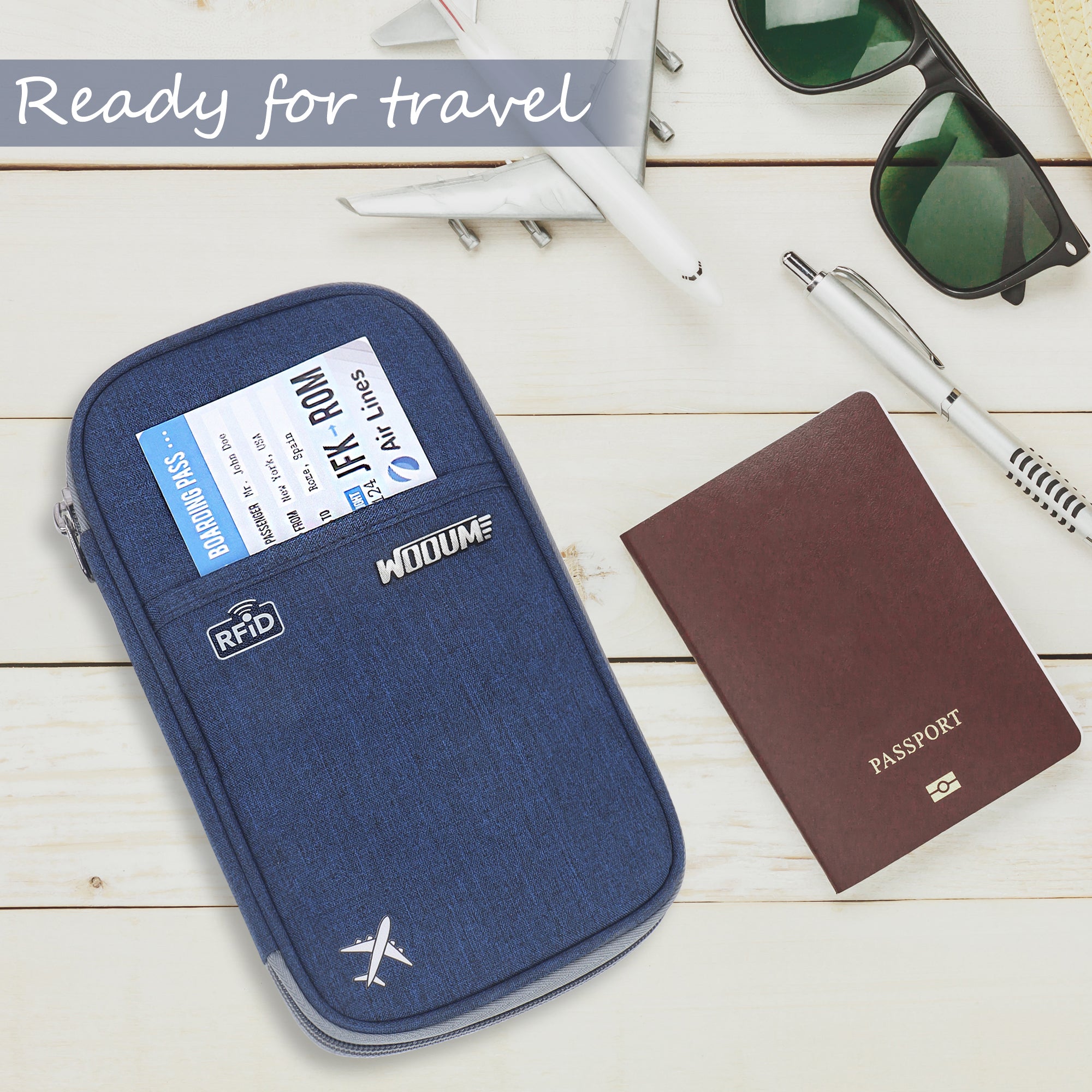 Passport Holder Boarding Pass Holder & Pen Holder