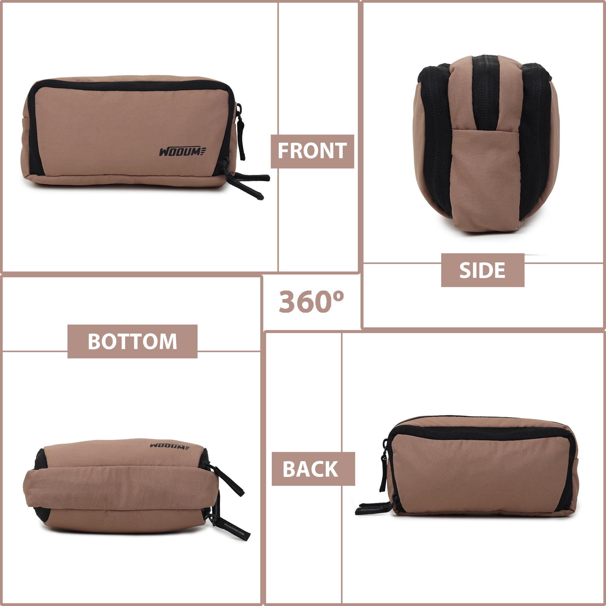 3 Zipper Large Pencil Case Big Capacity