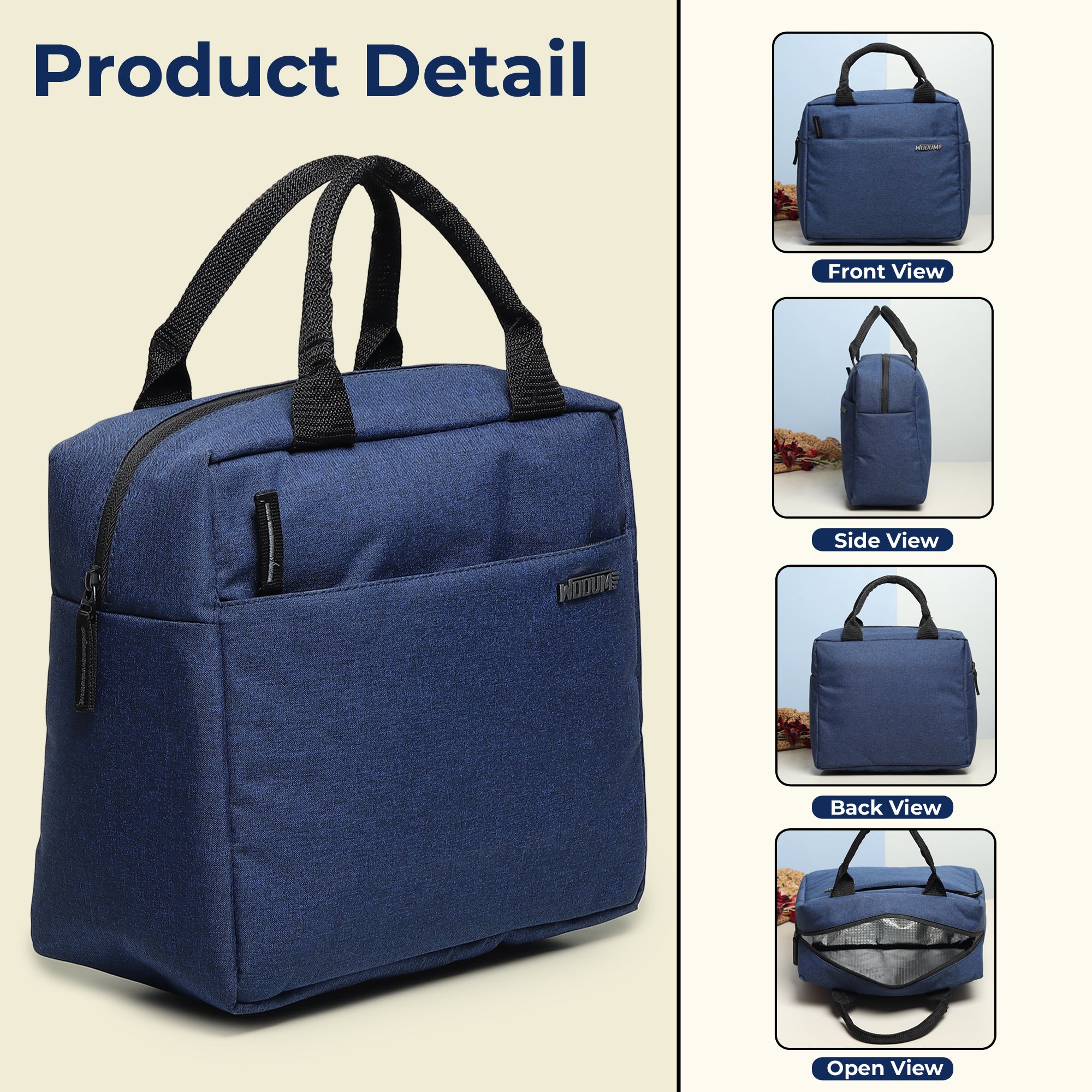 Tiffin Bag Food Storage Bag Travel Lunch Pouch