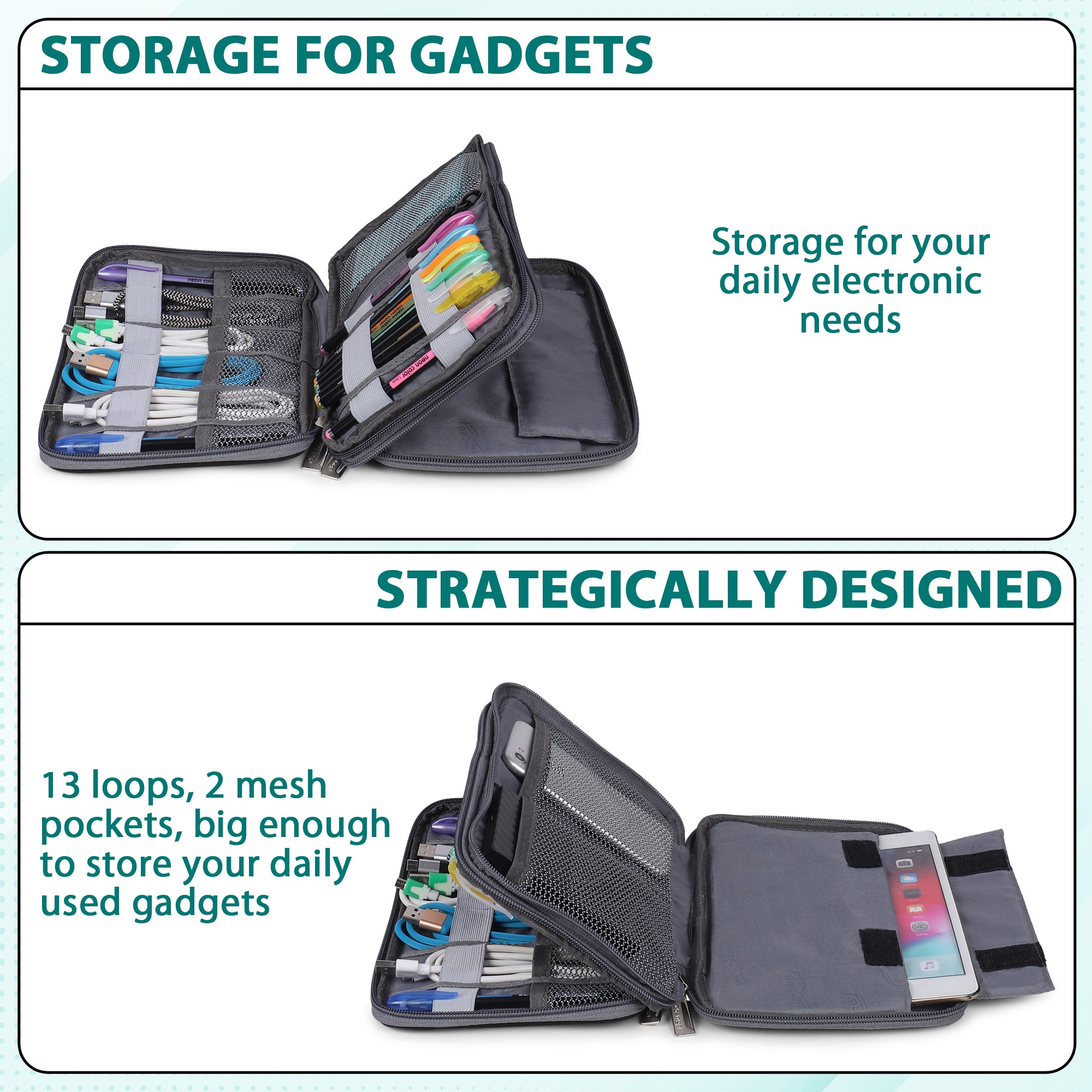 Cable Bag Gadget Accessories Organizer Storage Bag