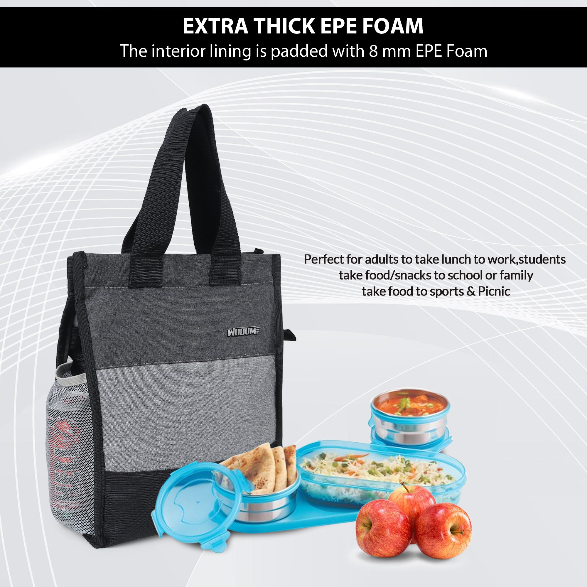 Lunch Bag Tiffin Bag Picnic Bag Outdoor Lunch bag