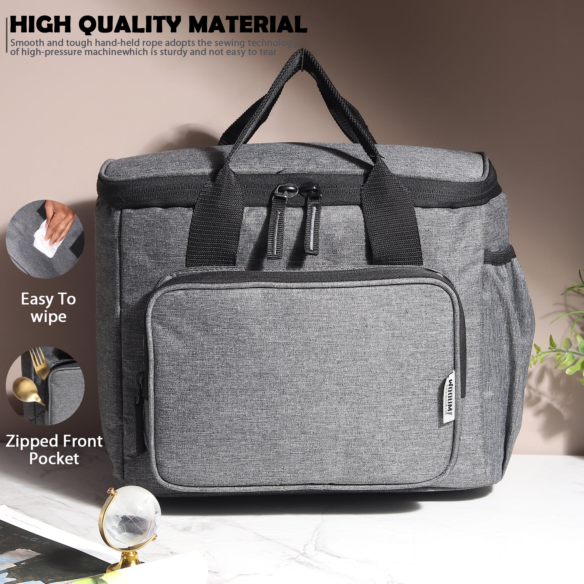 Lunch Bag, Tiffin Bag, Picnic Pouch, Food Storage Bag