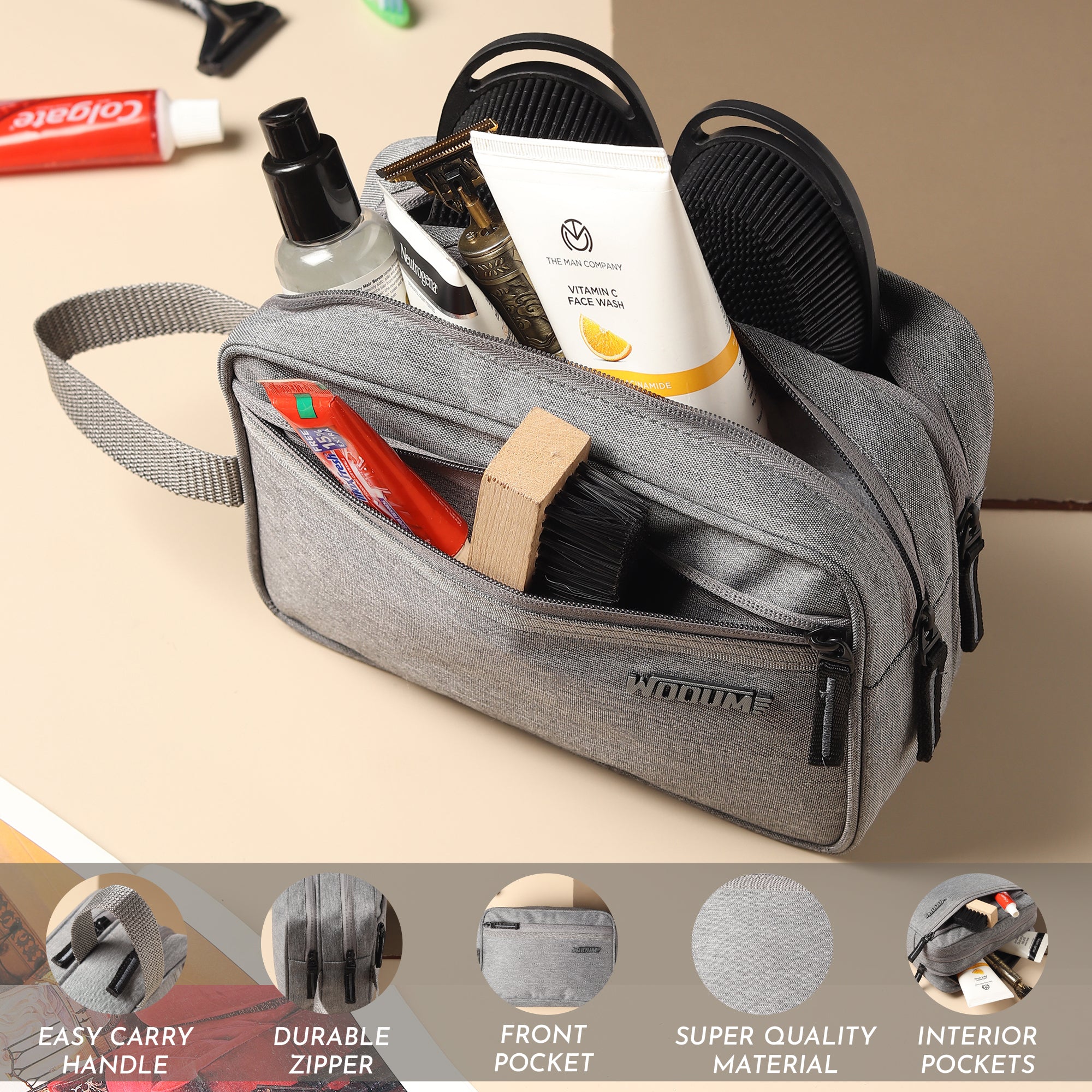 Multipurpose Toiletry Pouch for Men