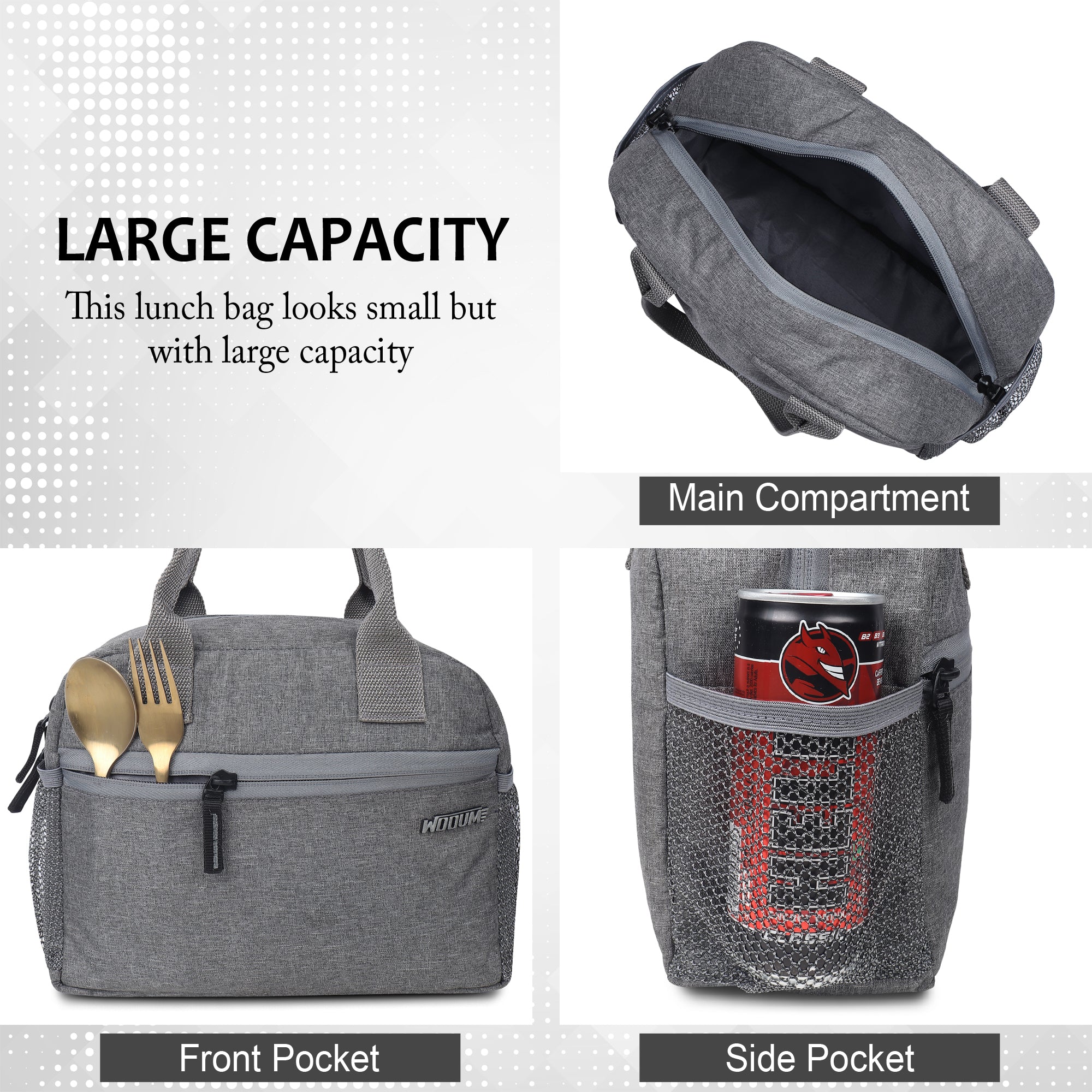 Lunch Tiffin Bag Travel Lunch Holder Bag