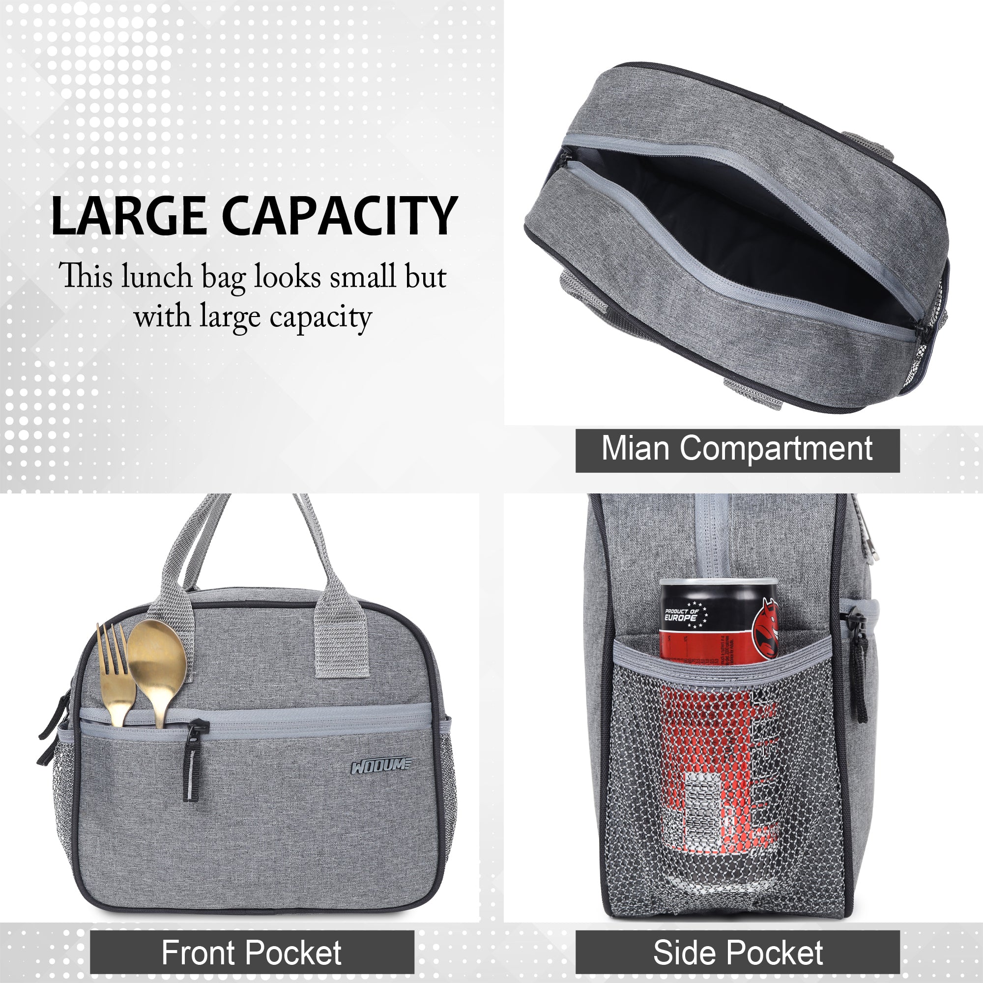 Lunch Tiffin Bag Travel Lunch Holder Bag