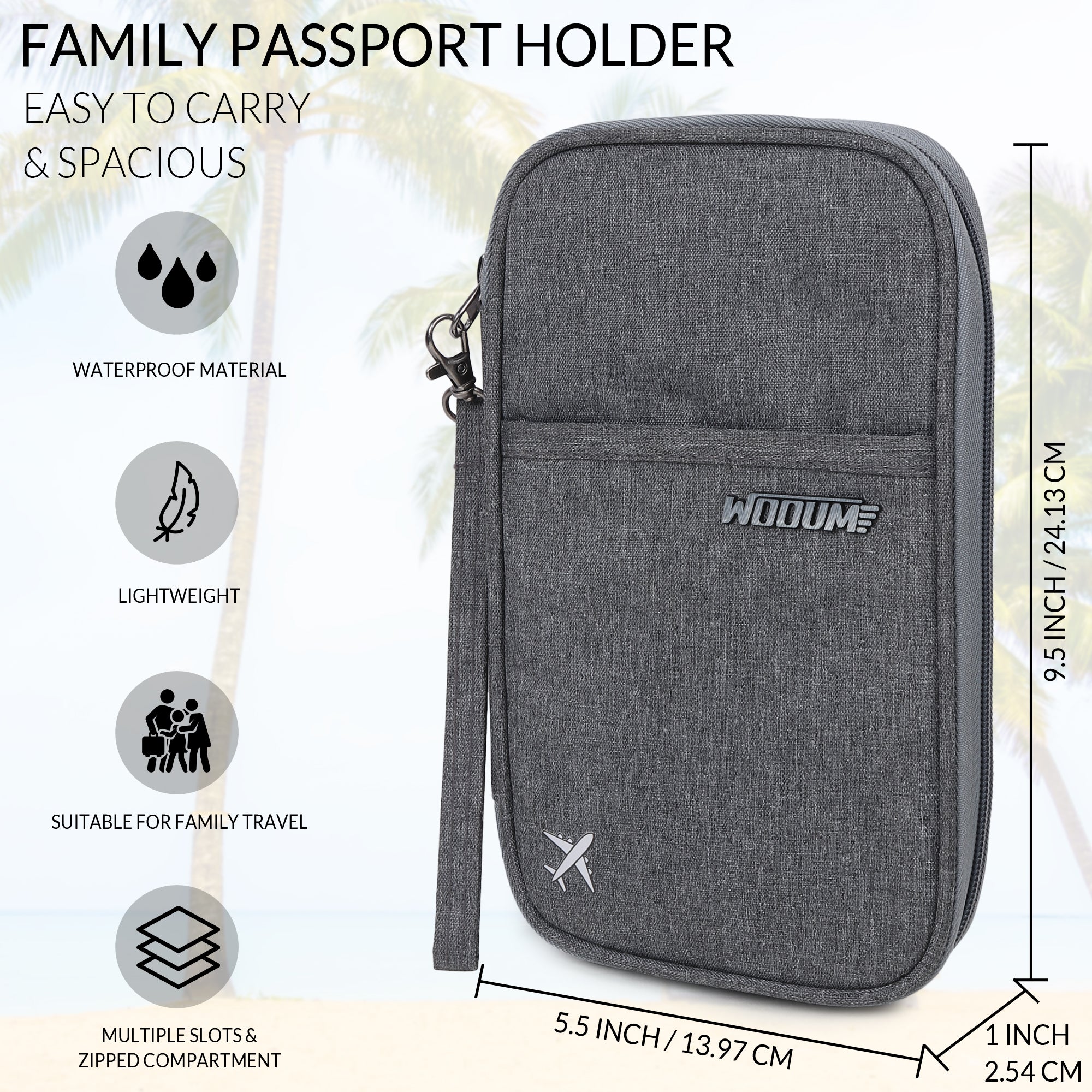 Passport Holder Boarding Pass Holder & Pen Holder