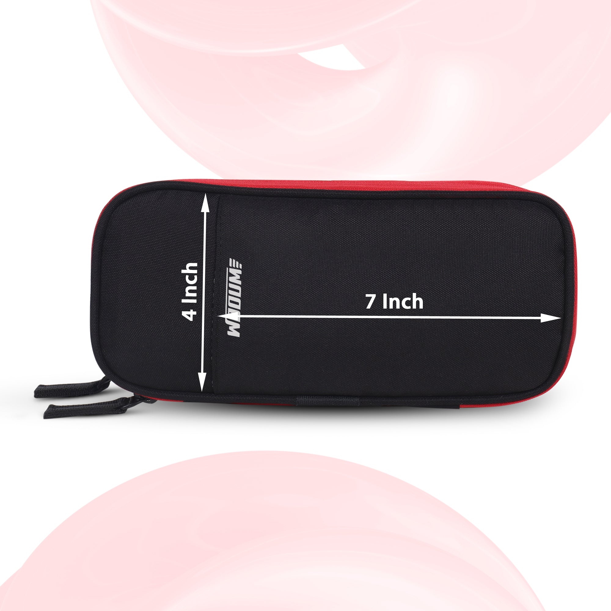 2 Zip Expandable Pencil Pouch Big Pen Case