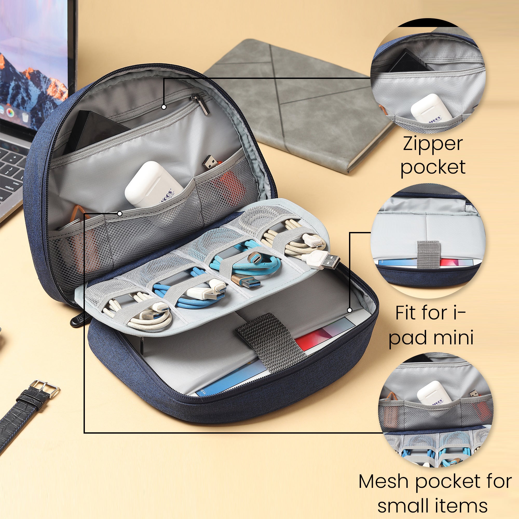 Cable and Hard Disk Organizer Bag