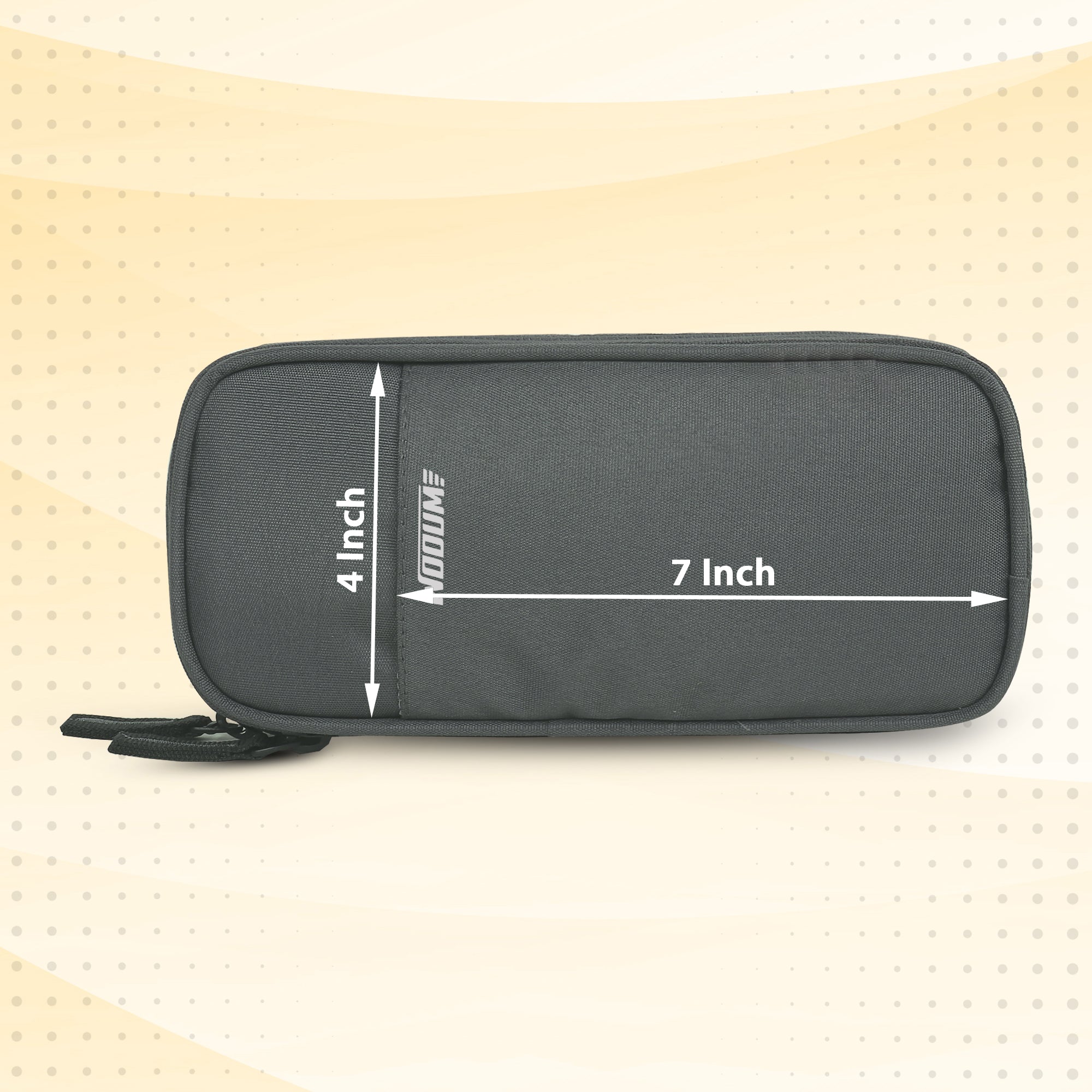 2 Zip Expandable Pencil Pouch Big Pen Case