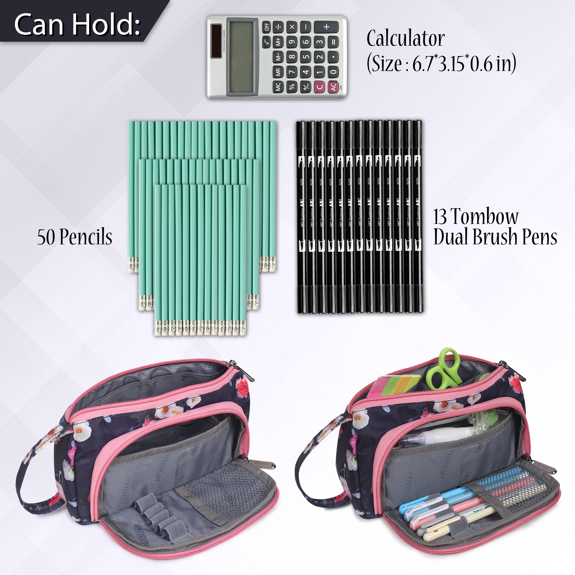 Pencil Case for Stationary Pencil Pouch for Students