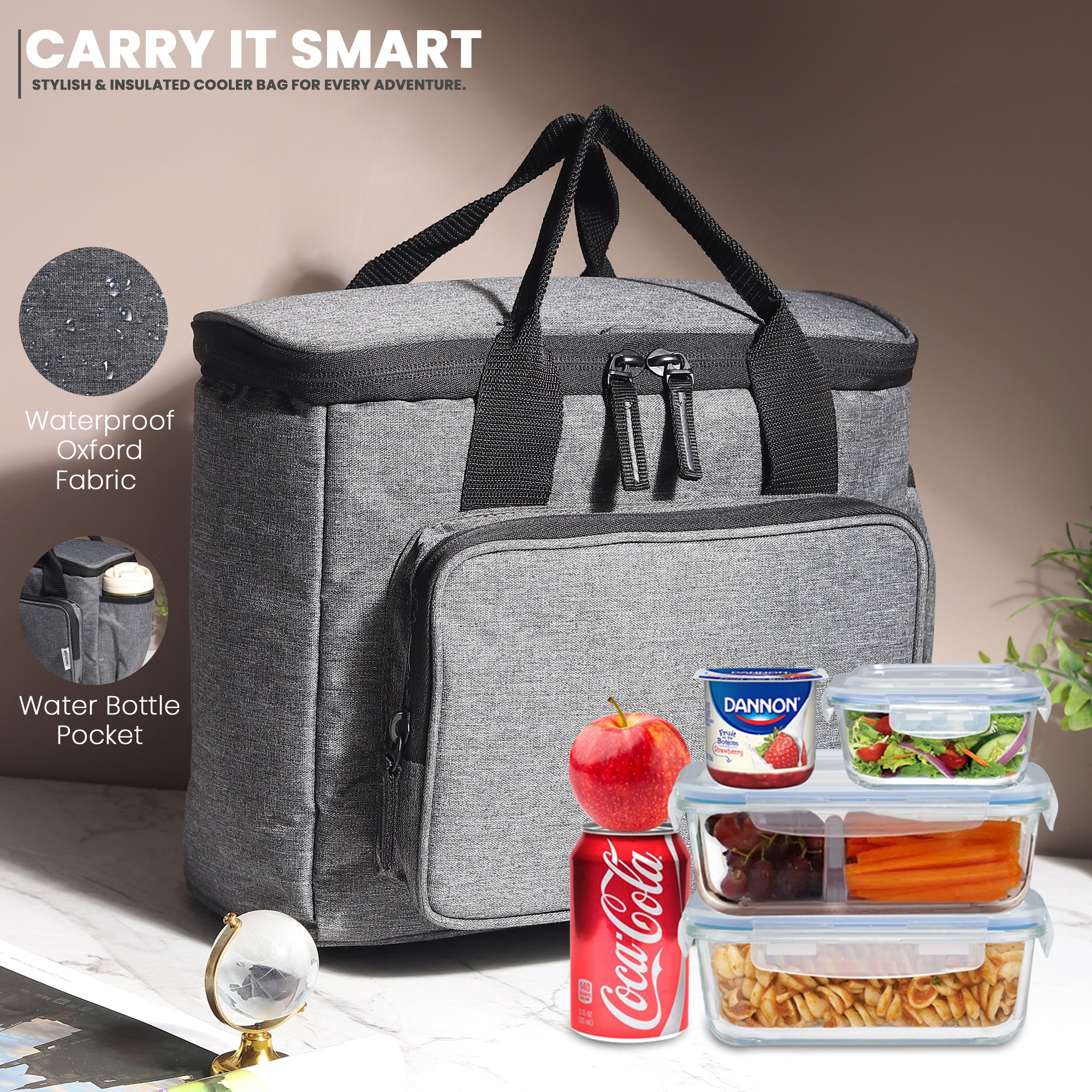 Lunch Bag, Tiffin Bag, Picnic Pouch, Food Storage Bag