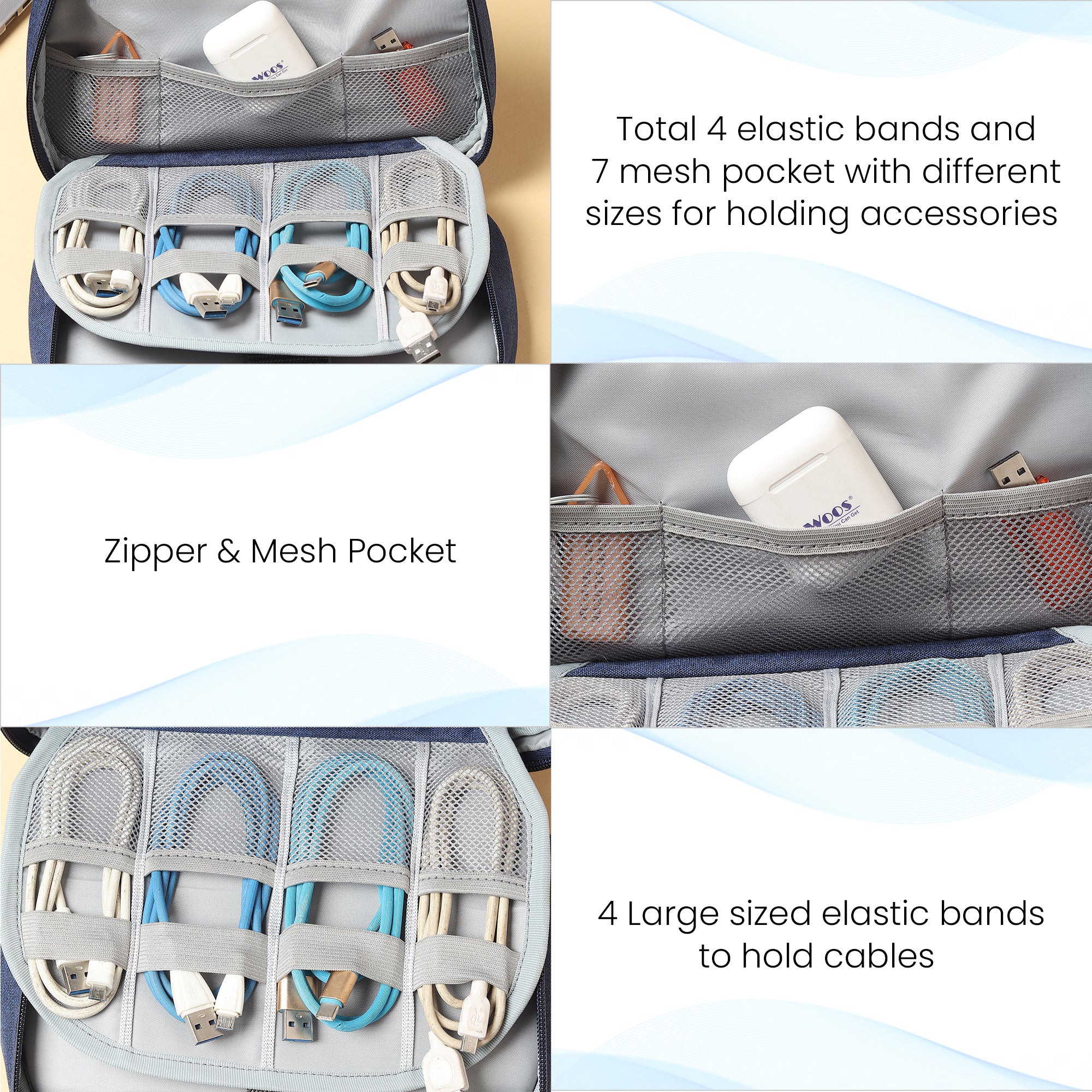 Cable and Hard Disk Organizer Bag
