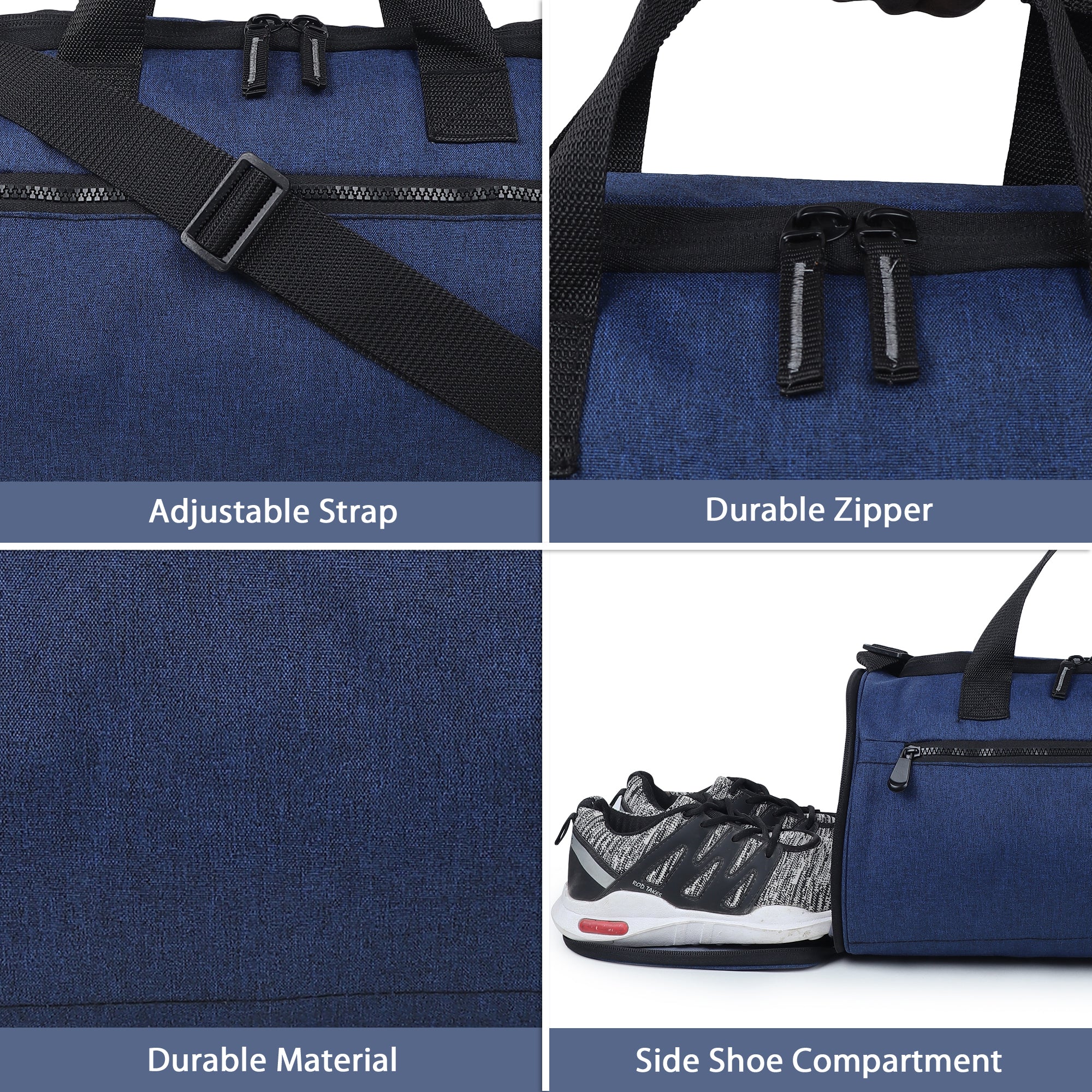 Gym Bag,Workout Bag with Separate Shoe Compartment