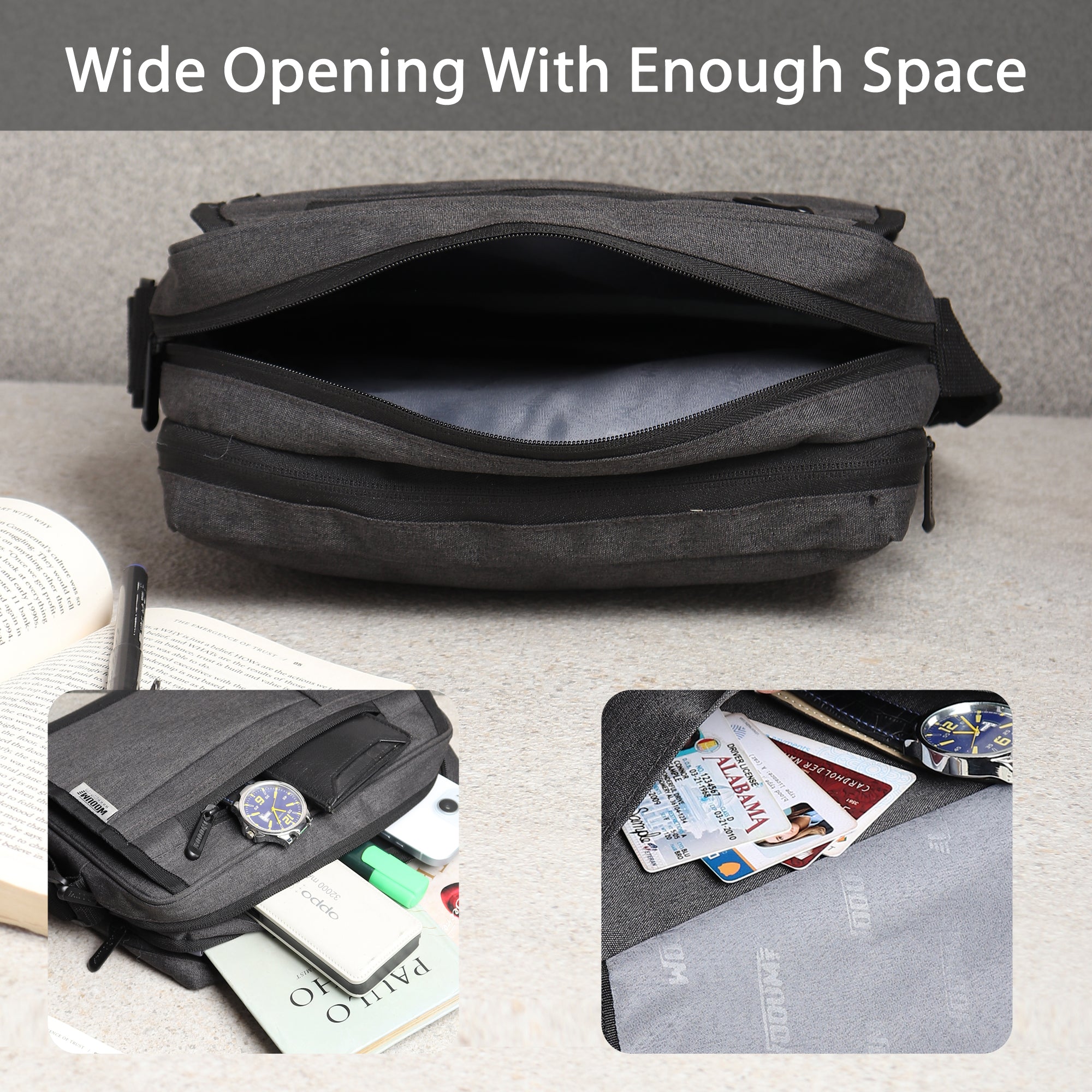 Sling Cross Body Travel Side Bag 2035 – Wooum - Bags, Organizer