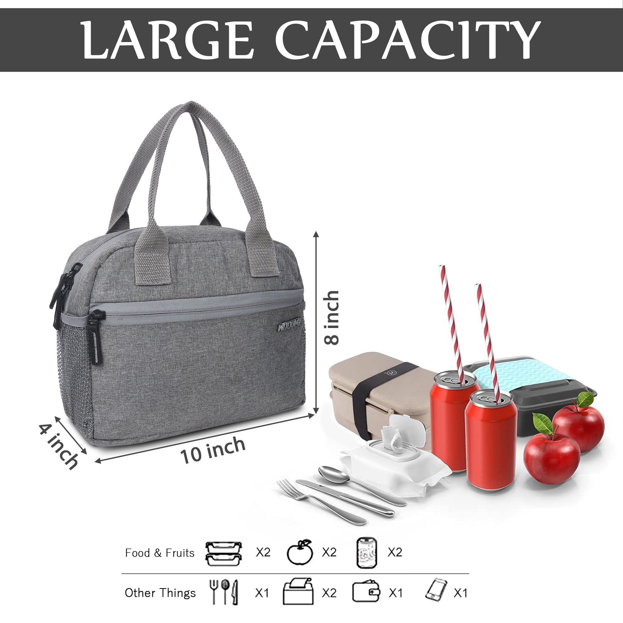 Lunch Tiffin Bag Travel Lunch Holder Bag