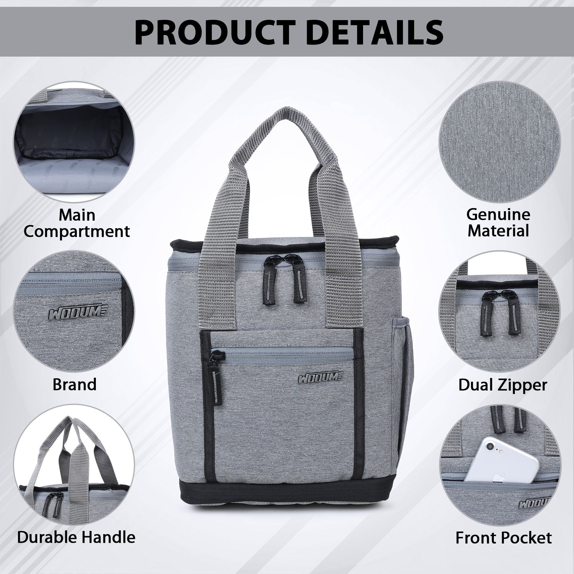 Expandable Lunch Bag , Tiffin Bag , Picnic Bag