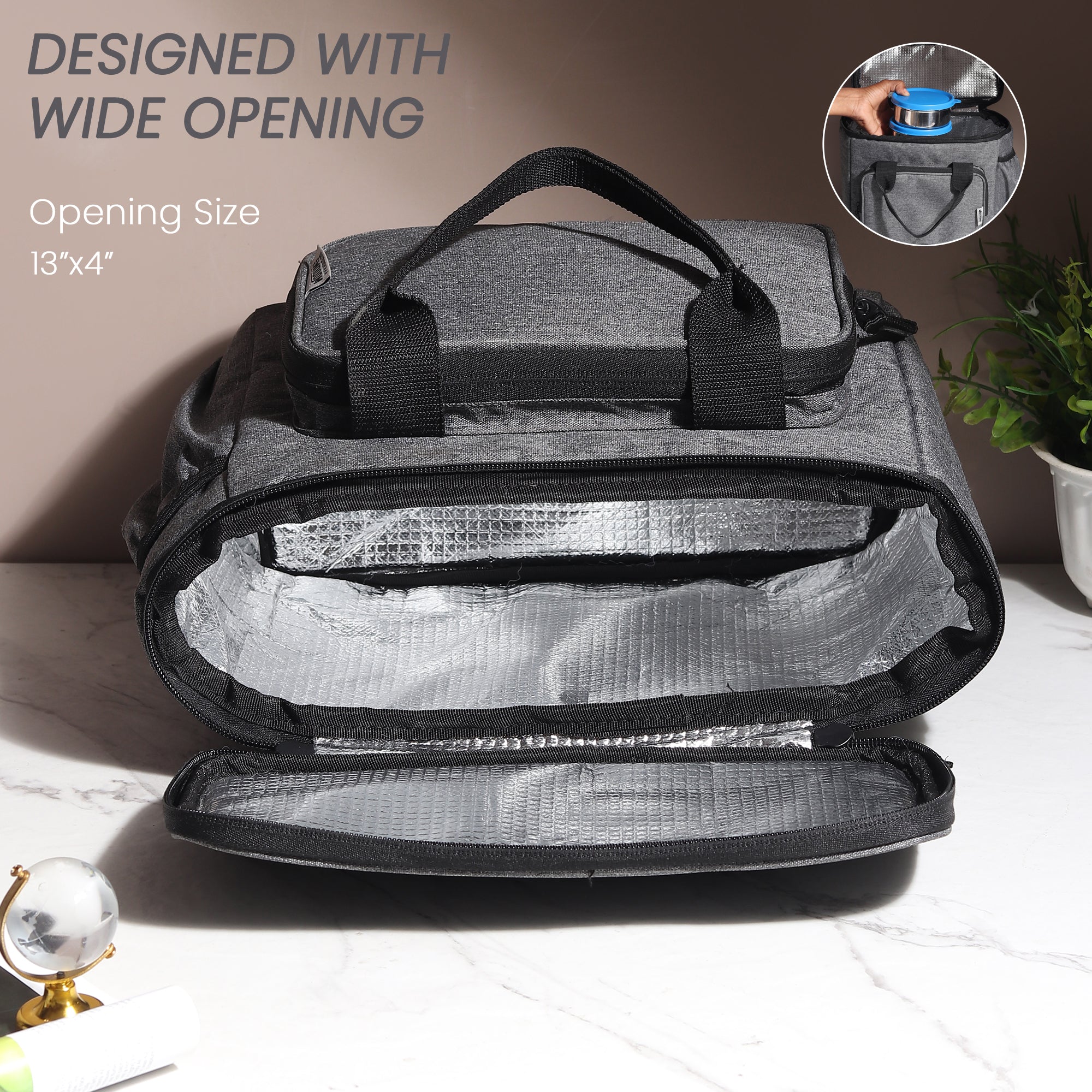 Lunch Bag, Tiffin Bag, Picnic Pouch, Food Storage Bag