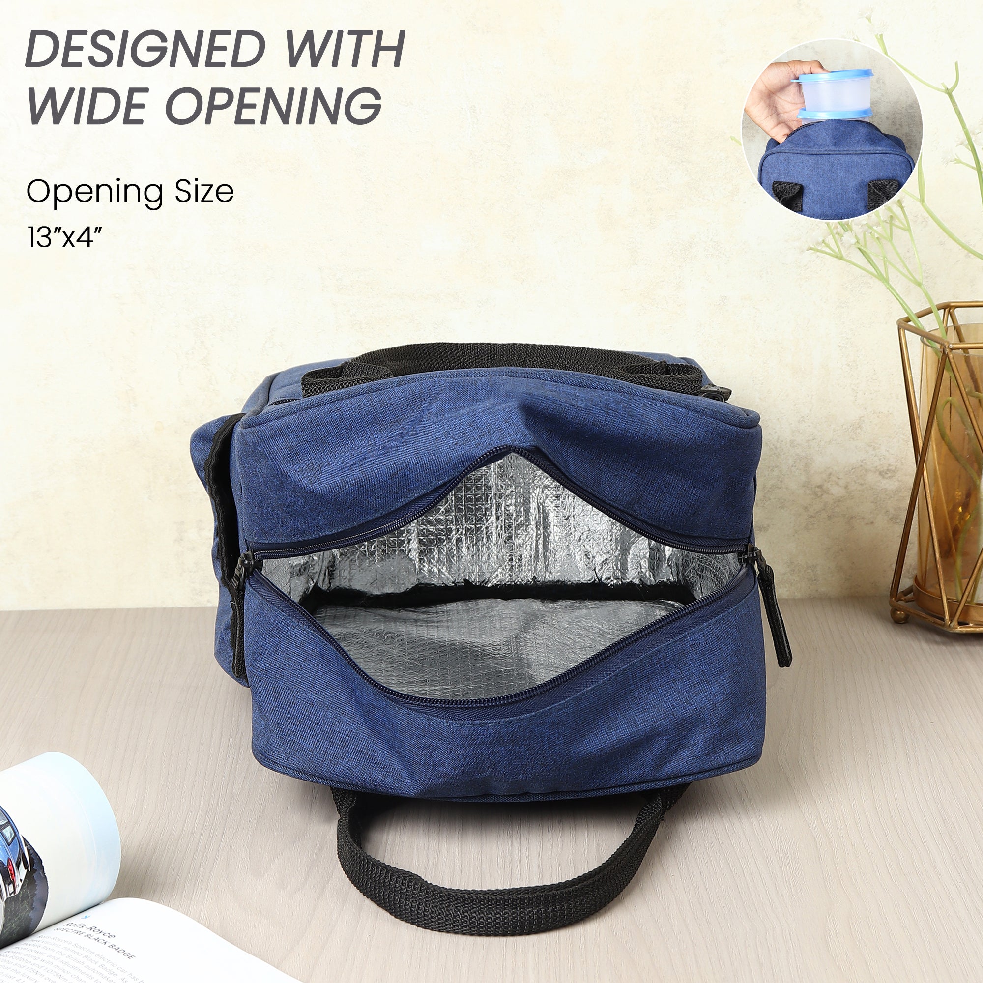 Insulated Lunch Bag for Office & Travel
