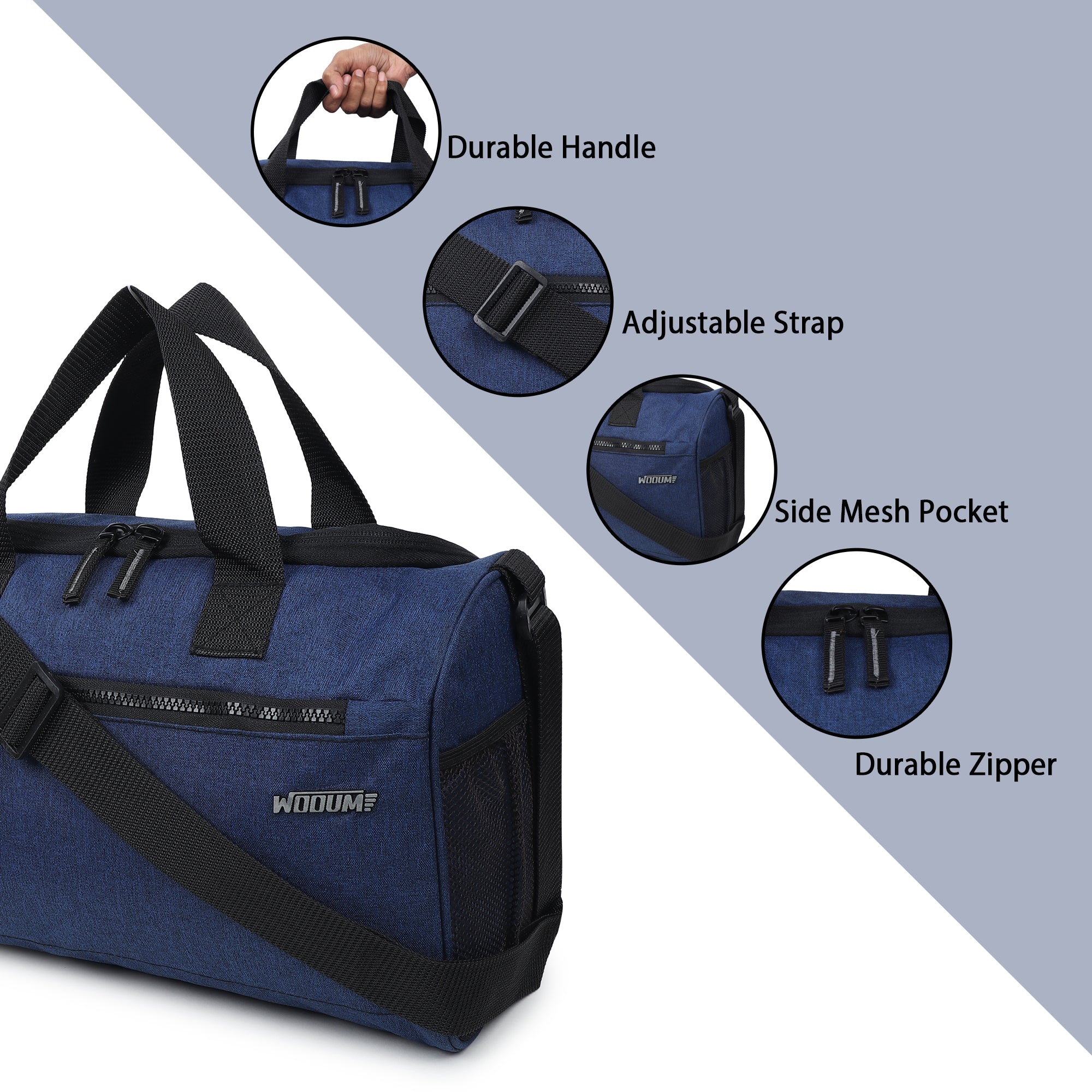 Gym Bag,Workout Bag with Separate Shoe Compartment