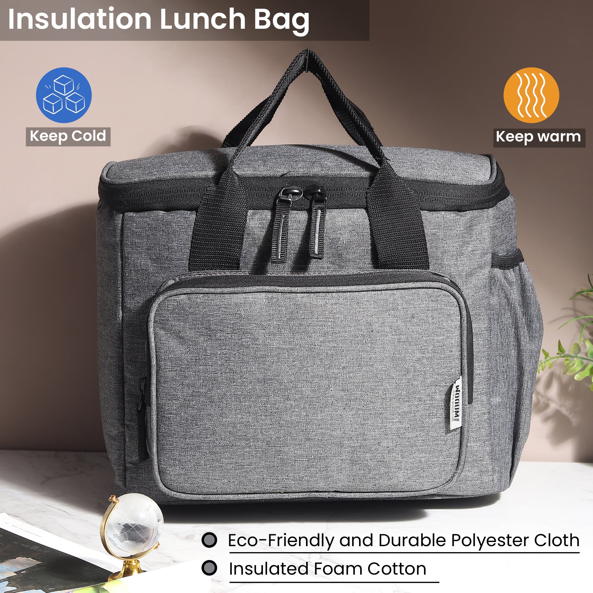 Lunch Bag, Tiffin Bag, Picnic Pouch, Food Storage Bag