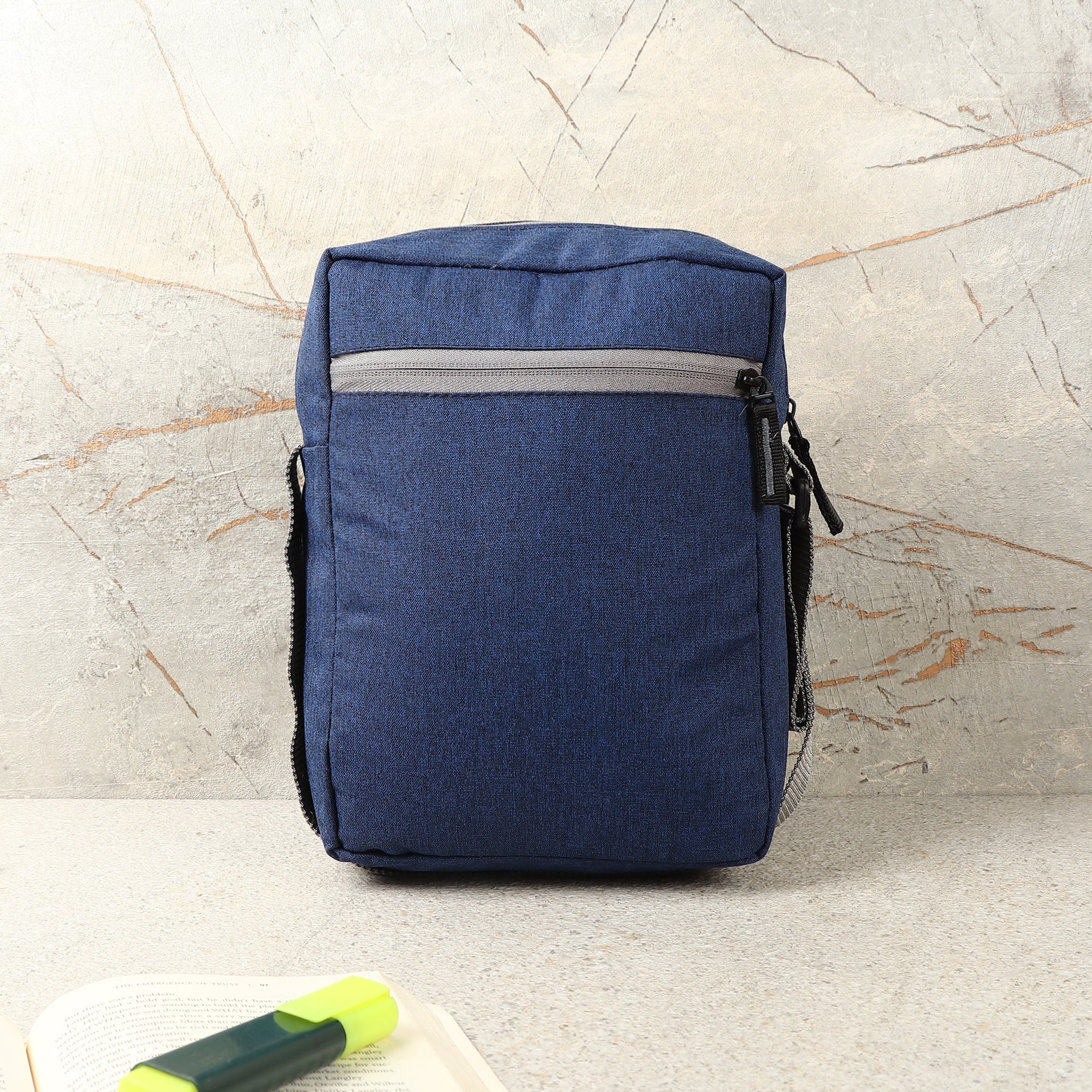 Cross Body Bag with Pen Organizer & Shoulder Strap