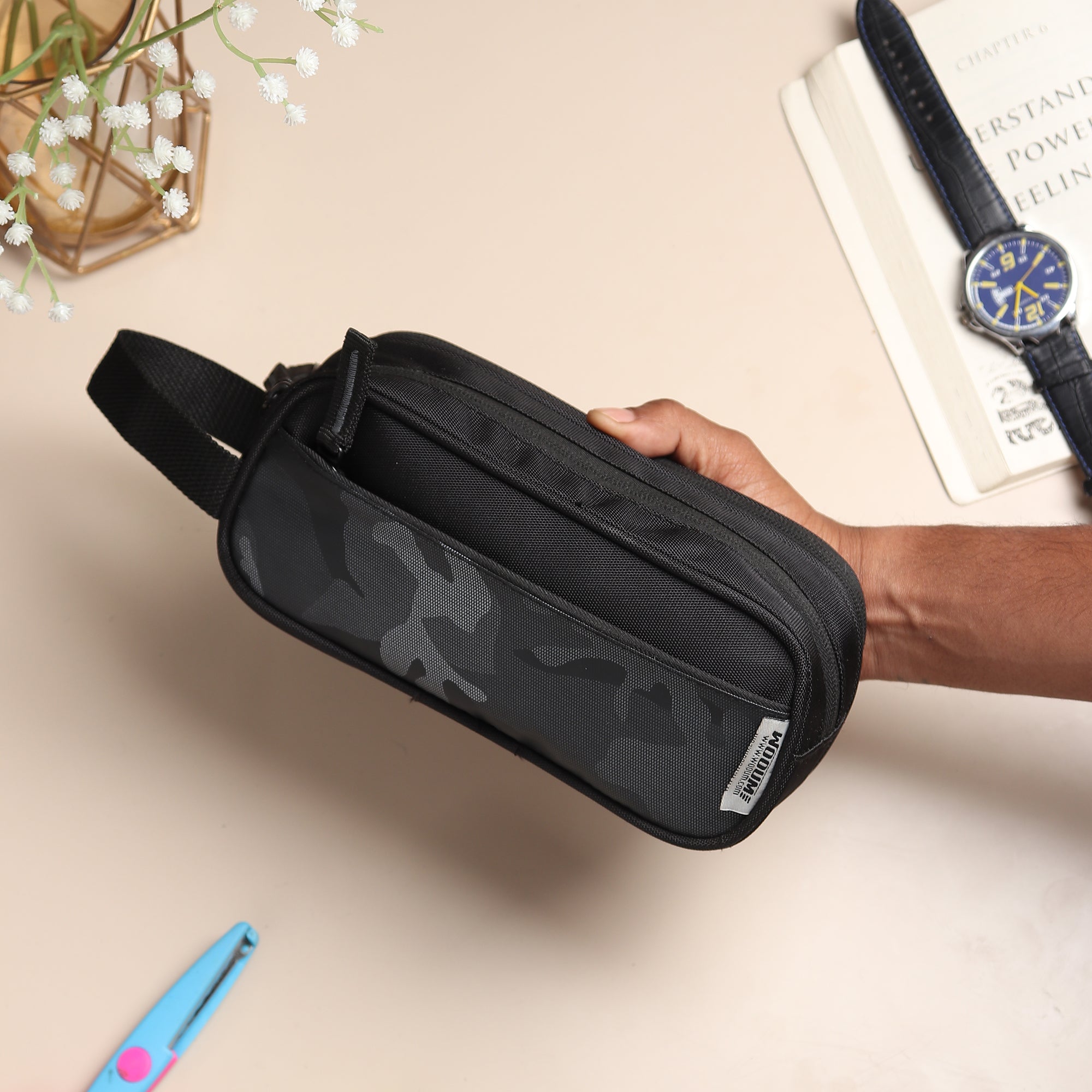3 Zipper Pen Pencil Pouch