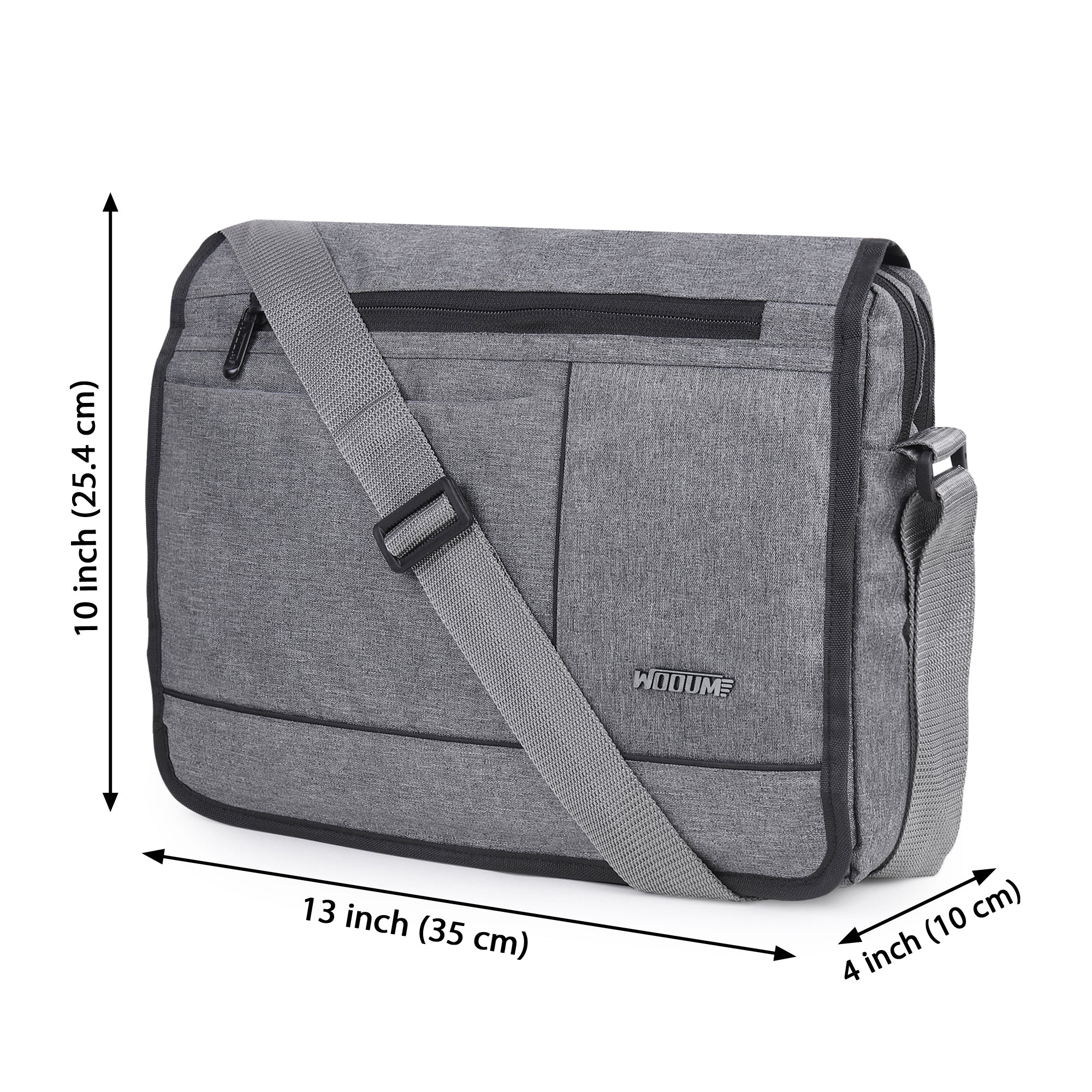 Wooum 14.1 Inch Laptop Sling Side Bag Office Messenger Bag