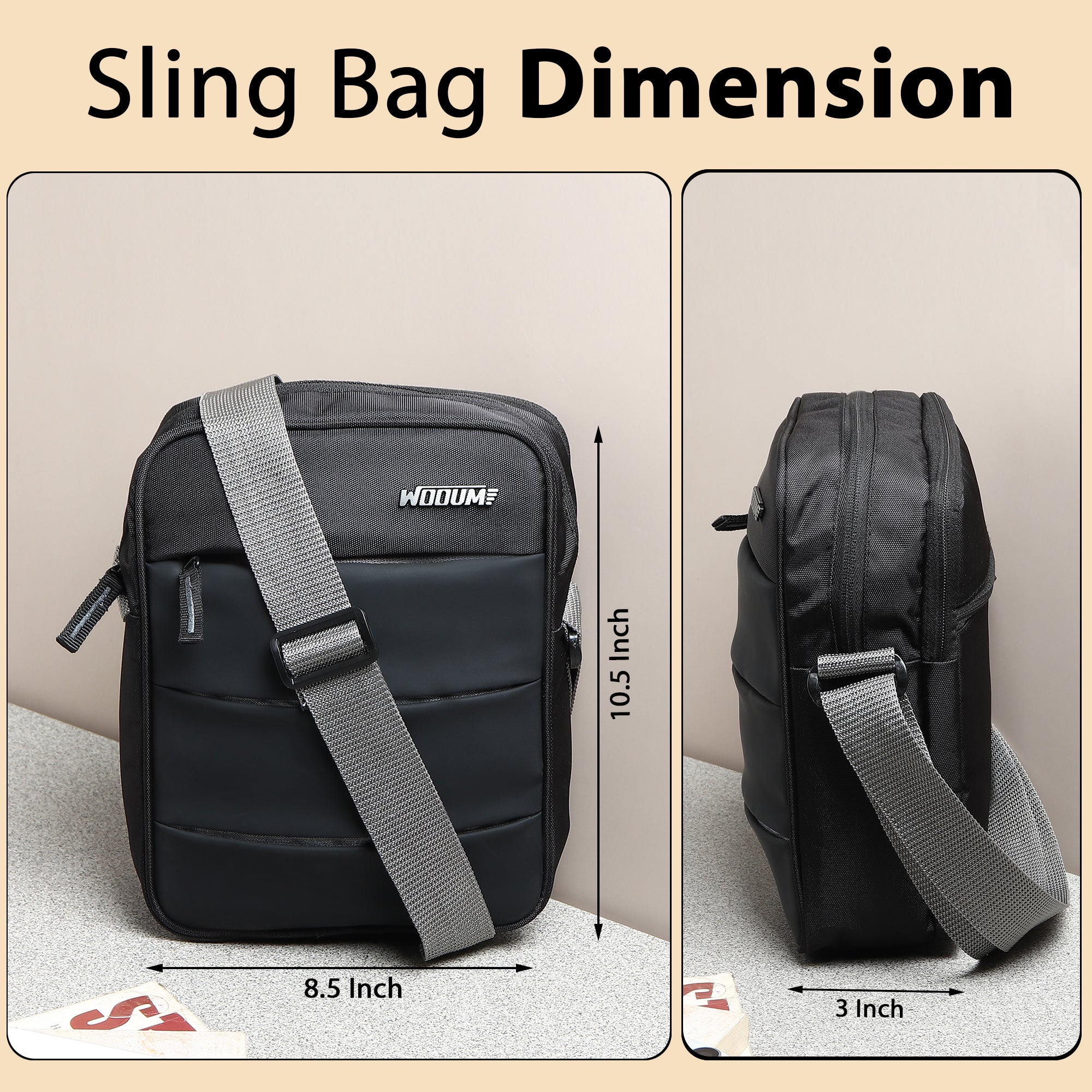 Sling Bag Cross Body Bag Messenger Bag Shoulder Strap