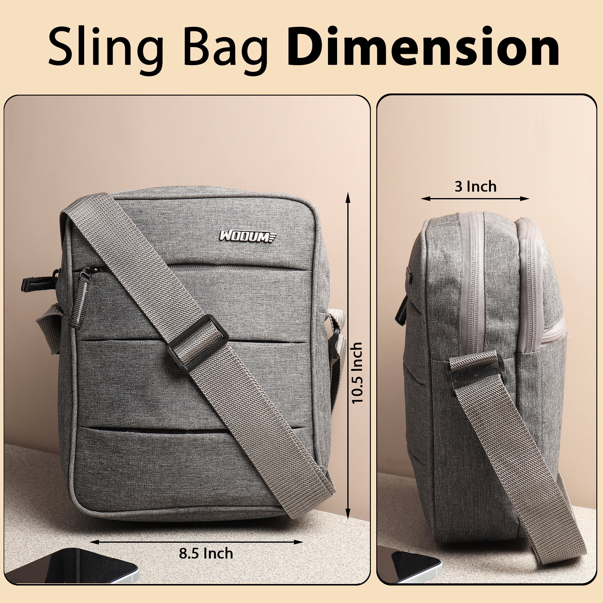 Sling Bag Cross Body Bag Messenger Bag Shoulder Strap