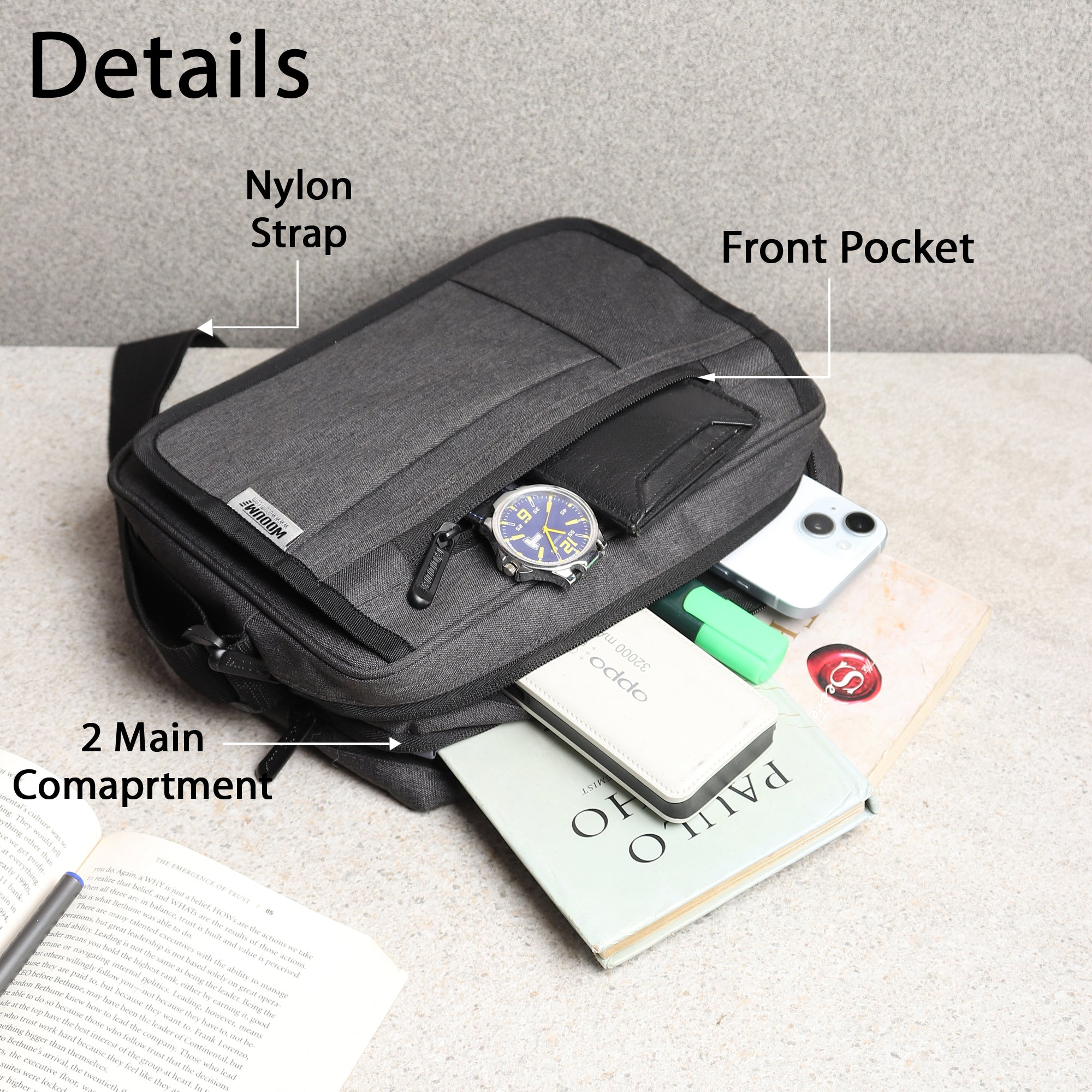 Sling Cross Body Travel Side Bag 2035